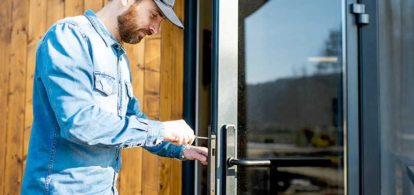 Frameless Glass Storefront Door Locks Replacement in Elk Grove, CA